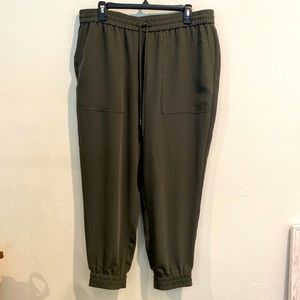 Size Large light weight pants, new without tags, olive green by Ann Taylor